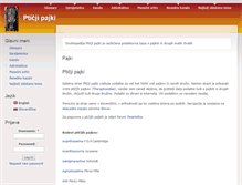 Tablet Screenshot of pajki.astrokaktus.com